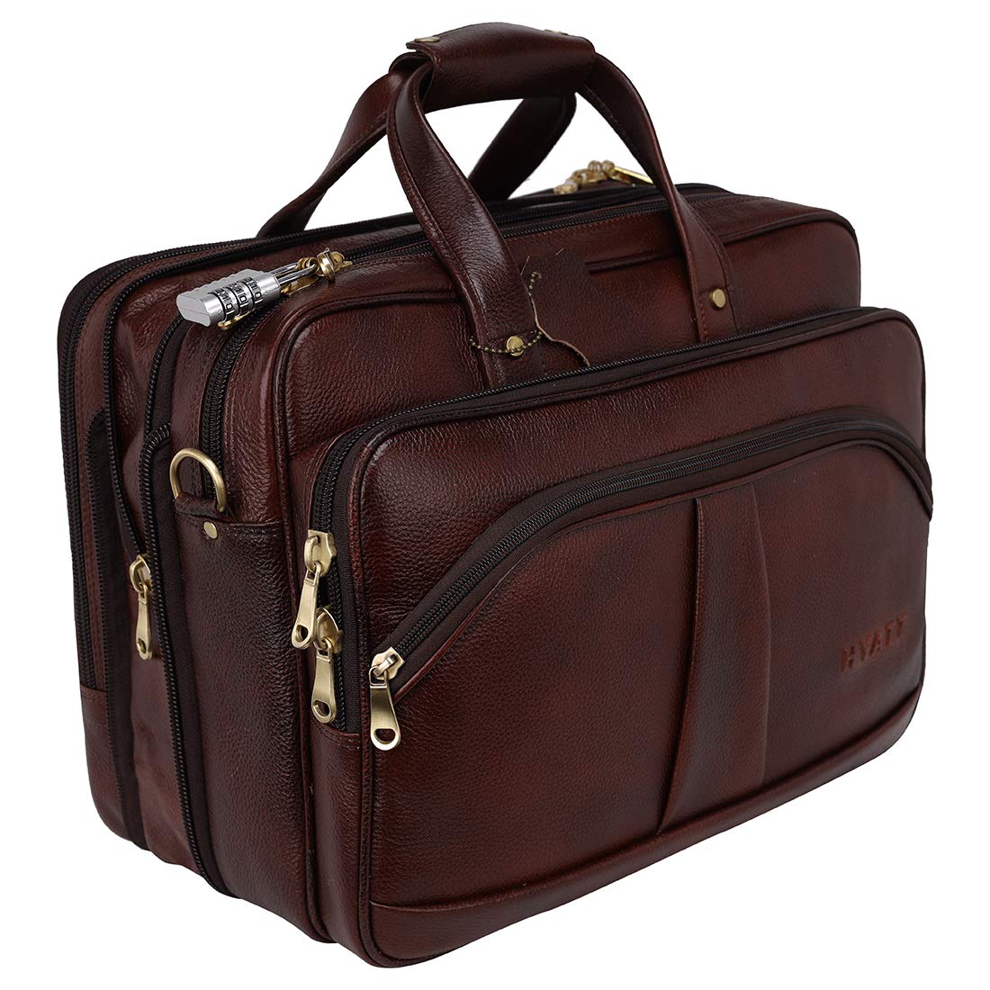 Augus leather briefcase hot sale