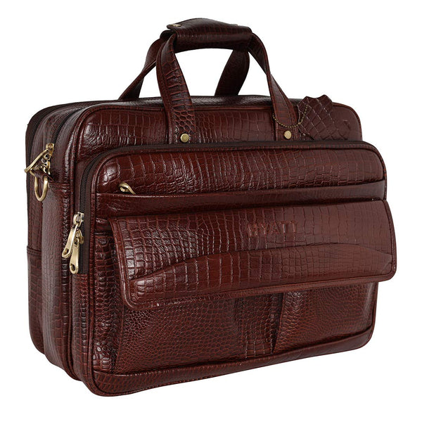 16 Inch Men's Leather Briefcase Bags