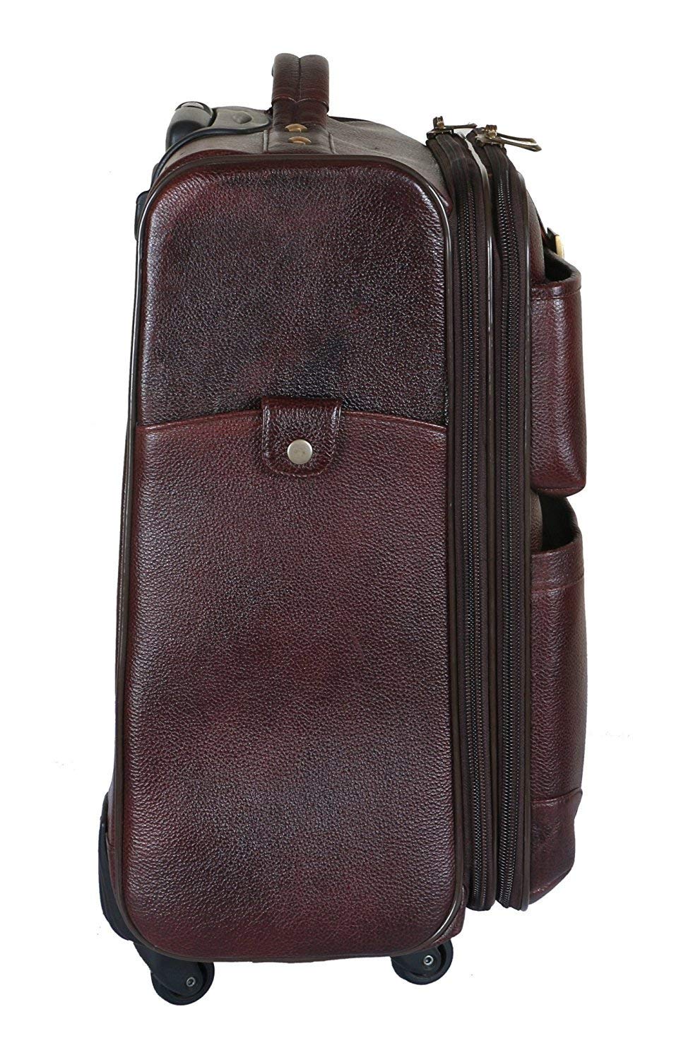 Multicolor Gilmore Oak Leather Trolley Bag 20 Inch, 1 Piece, Size: Large at  Rs 1225 in Surat